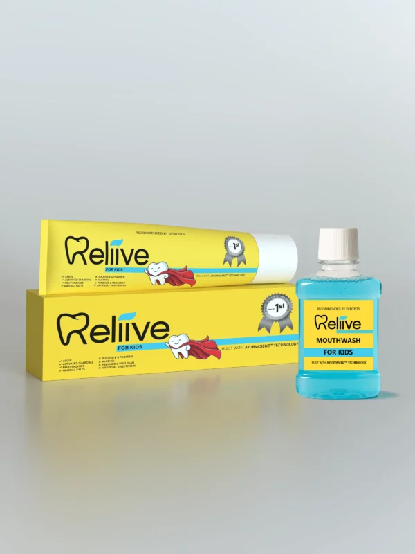 Kids Toothpaste and Mouthwash Combo Plant Pro