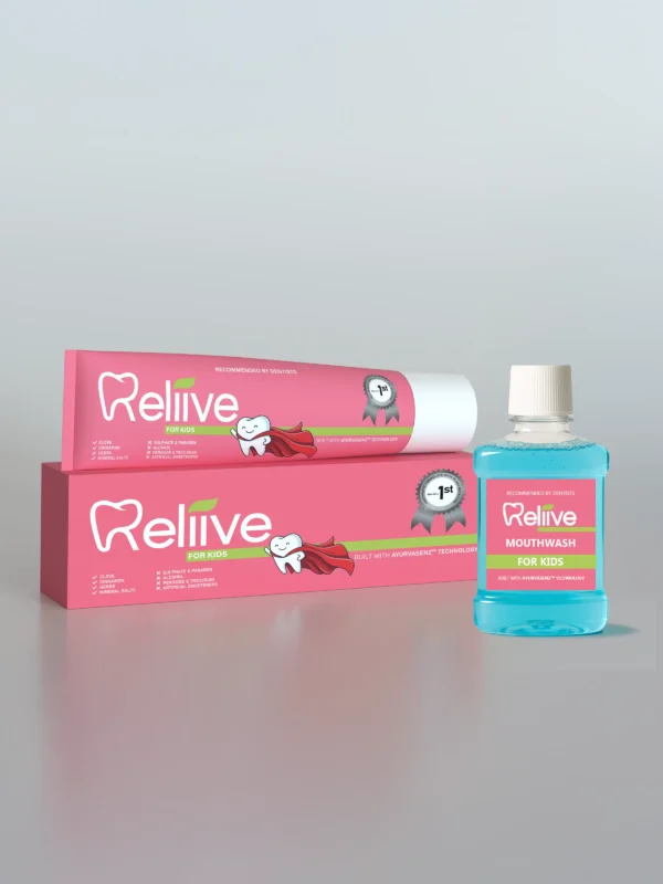 Kids Toothpaste and Mouthwash Combo Sensitive Pro